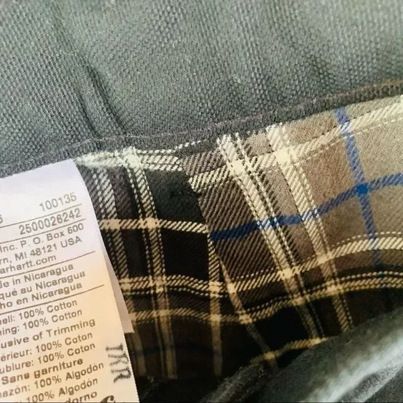 SOLD Carhartt Loose Fit Flannel Lined Jeans - Picture 3 of 5